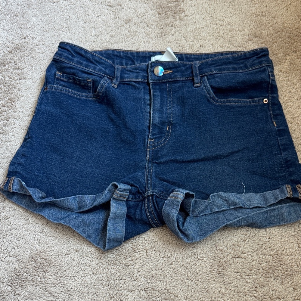 H&M Dark Blue Jean Shorts